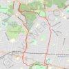 Danson Park trail, distance, elevation, map, profile, GPS track