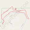 Outcroppings Loop Trail in Tishomingo State Park trail, distance, elevation, map, profile, GPS track