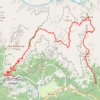 Grand Canyon National Park Hike - Bright Angel Trail, Tonto Trail and South Kaibab Trail trail, distance, elevation, map, profile, GPS track