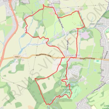 Upper Penn Loop Walk trail, distance, elevation, map, profile, GPS track
