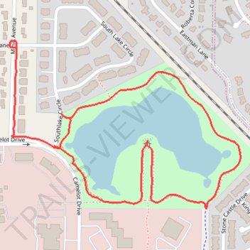 Ledgeview Center Loop Walk trail, distance, elevation, map, profile, GPS track