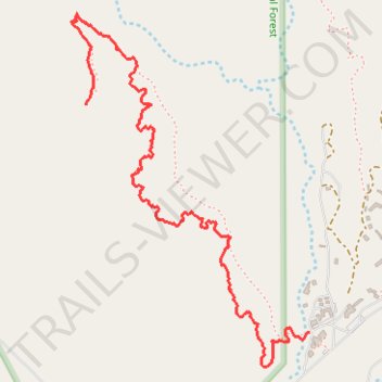 Chimney Rock hike trail, distance, elevation, map, profile, GPS track