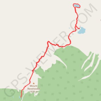 Meadows in the Sky - Eva Lake - Miller Lake trail, distance, elevation, map, profile, GPS track