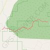 Kanarra Creek Canyon trail, distance, elevation, map, profile, GPS track