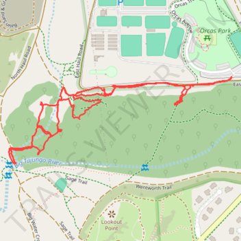 Hansen Dam Little Tujunga Area trail, distance, elevation, map, profile, GPS track