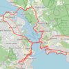 South Hobart - Howrah - Bowen Bridge trail, distance, elevation, map, profile, GPS track