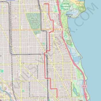2026-09-27_12-22_Sun cycling Chicago trail, distance, elevation, map, profile, GPS track