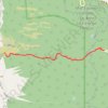 Cienega Trail in Sandia Mountain Wilderness trail, distance, elevation, map, profile, GPS track