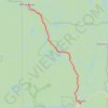 White River - Wawa trail, distance, elevation, map, profile, GPS track