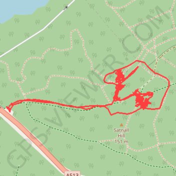 R SJ980210 2 trail, distance, elevation, map, profile, GPS track