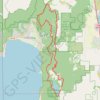 Tahoe Rim Trail (TRT) - Marlette Peak - Flumes trail, distance, elevation, map, profile, GPS track