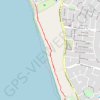 Burns Beach trail, distance, elevation, map, profile, GPS track