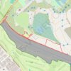 Hansen Dam Southeast trail, distance, elevation, map, profile, GPS track