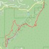 Maxwell Falls Loop via Maxwell Falls Bluffs Trail in Arapaho National Forest trail, distance, elevation, map, profile, GPS track