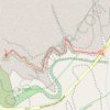 Pullout via Canyon Overlook trail, distance, elevation, map, profile, GPS track