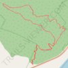 Red Trillium Loop at Rock Run Nature Preserve trail, distance, elevation, map, profile, GPS track